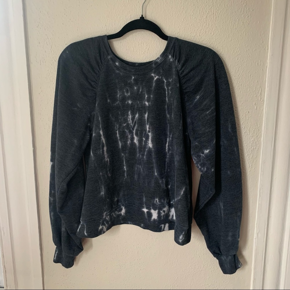 Anthropologie Gray Tie-Dye Sweatshirt - Picture 7 of 8
